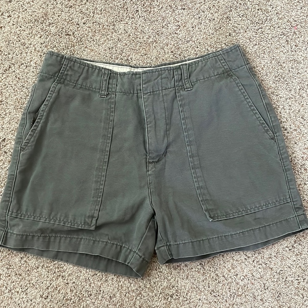 Grey cargo shorts